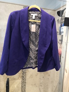 chico's purple jacket