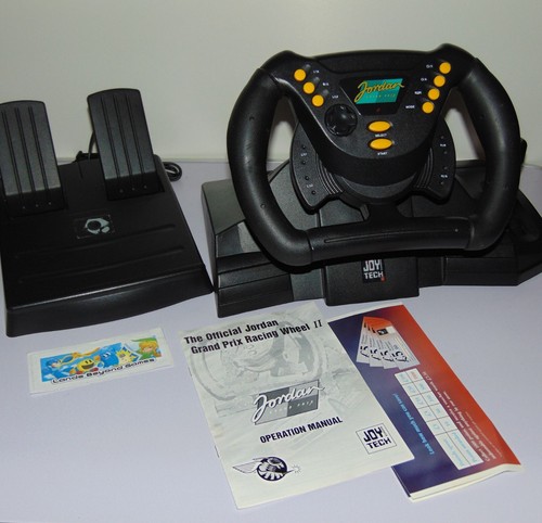 The Official Jordan Grand Prix Racing Wheel II 2 Joy Tech Sony PlayStation 1 PS1 - Picture 4 of 7