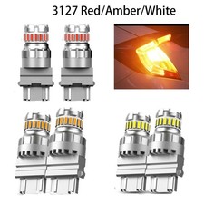 Auxito 3157 3156 Canbus Led Backup Reverse Light Bulbs Whiteamberred 6500k 2x
