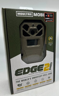 Moultrie Mobil EDGE 2 Pro Cellular Trail Camera MMC-14125 On X Hunt New Pack!
