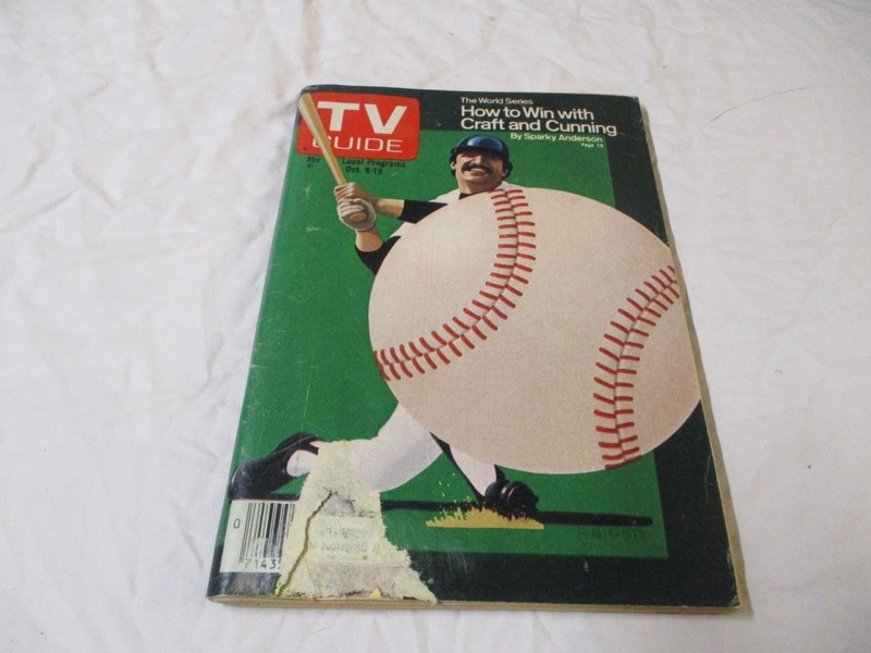TV GUIDE OCT 6-12 1979 BASEBALL