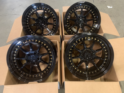 18x9.5 F +15 | 18x10.5 R +15 | Aodhan DS-X 5x114.3 Gloss Black