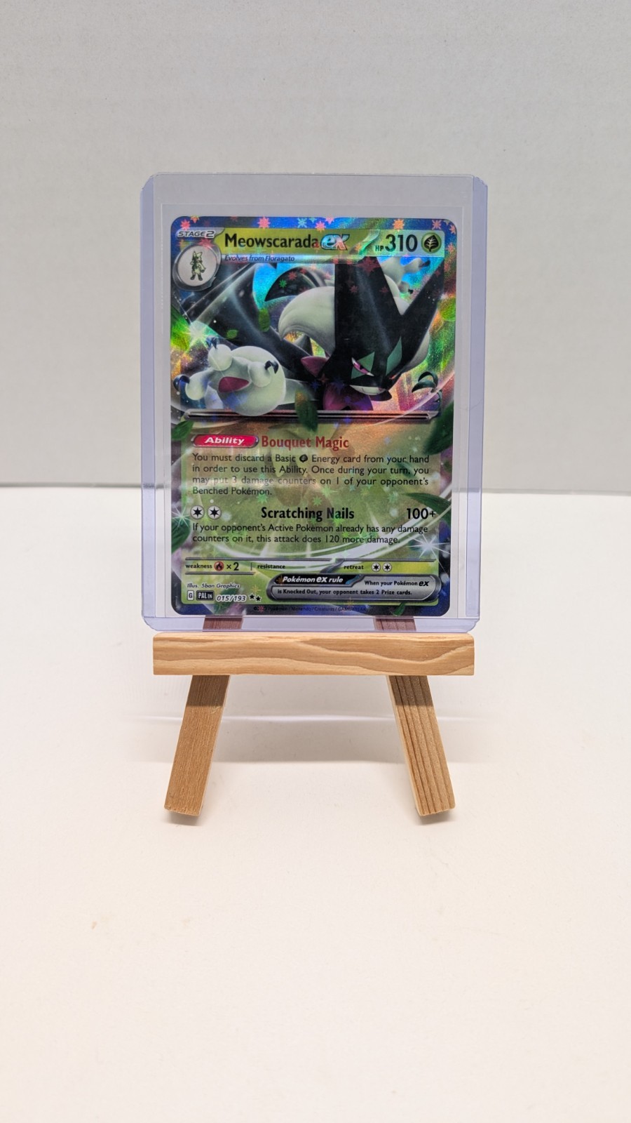 Pokémon TCG, Meowscarada Ex 015/193 - Paldea Evolved