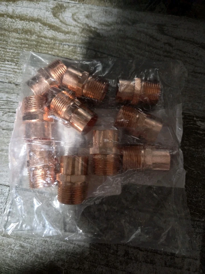 Everbilt 3/4 in. Copper Cup x MPT Adapter (10-Pack) CP604 - Image 2 of 3