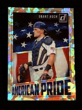 2018 Panini Donruss ATOMIC FOIL REFRACTOR AMERICAN PRIDE Grant Koch item 1