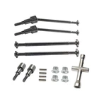 4x RC Drive Shafts Driveshafts Front and Rear Replacement for 16101 16102 1:16