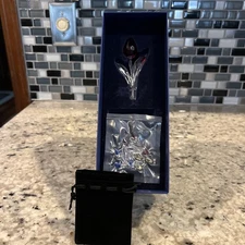 SWAROVSKI SCS 2004 red TULIP Renewal Gift WTH BAG OF 9 MINI TULIPS / 3 Colors