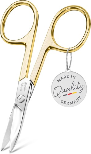 TITANIA Nagelschere Solingen 9,5cm Gebogen Extra Scharf Carbonstahl Germany - Bild 16 von 19