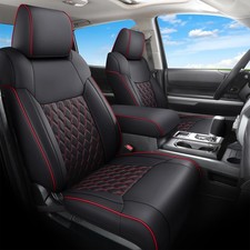 Huidasource Tacoma Front Car Seat Covers, 360  Full-wrap Truck Seat Cushion Cove