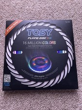 New TOSY Flying Disc - 16 Million Color RGB or 36 LEDs, Extremely Bright