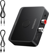 UGREEN Bluetooth 6.0 Receiver with LDAC, Hi-Res Wireless Audio Adapter with Low