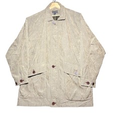 Vintage Porsche Men's Large Field Coat Leather Collar Down Filled Utility Jacket