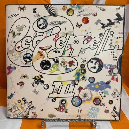 Led Zeppelin III 1970 First US Press Vinyl LP w/ Spinner & Etched Runout SD7201