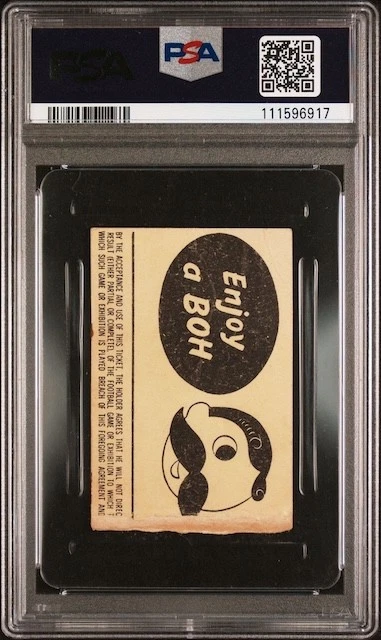 10/28/56 Baltimore Colts v Green Bay Packers Johnny Unitas 1-й старт/победа PSA - Изображение 2 из 2