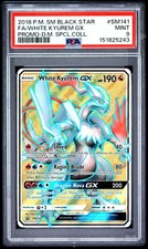 2018 POKEMON SM BLACK STAR PROMO #SM141 FULL ART/WHITE KYUREM GX PSA 9 on eBay