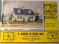 Popular Cape Cod Colonial Homes Catalog Diehl Wellesley MA