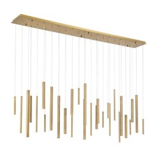 Santana - 35W 30 LED Grand Chandelier-20 Inch Tall and 10 Inch Wide-Antique