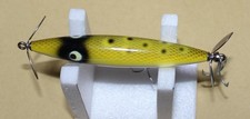 Heddon Dying Flutter Wood Vintage Fishing Lure Old Style Bass Bait