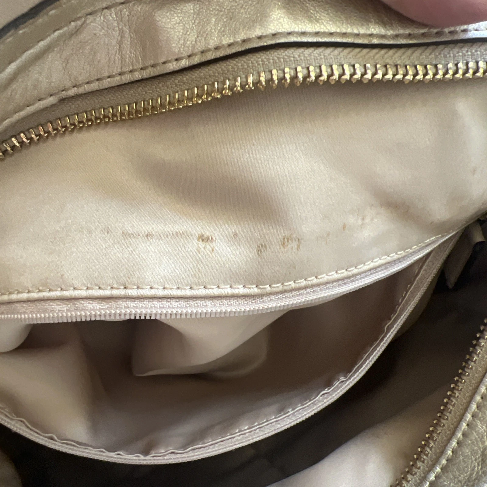 Coach Colette borsa hobo in pelle beige firmata rosa marrone chiaro #16441