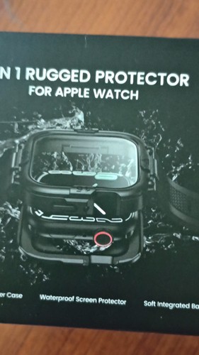 3 in 1 Rugged Protector - Apple Watch - 45mm - Silver Case - 第 1/3 張圖片
