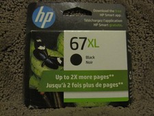 HP 3YM57AN Black Ink Cartridge Genuine OEM NEW  67 67XL JAN/2027