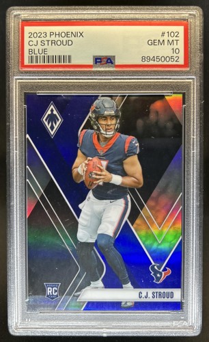 2023 Panini Phoenix C.J. Stroud Blue Rookie RC #/35 Texans PSA 10 GEM MINT