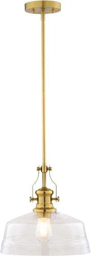 Vaxcel Lighting P0430 Beloit 12"W Pendant - Gold - Picture 1 of 10