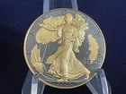 2022 1oz Silver Liberty Eagle.  “Golden Ring Edition”.  COA in Sleeve.