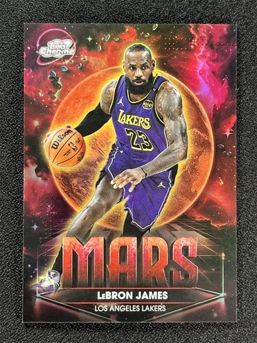 2025 Topps Cosmic Chrome LeBron James Mars (RAW)