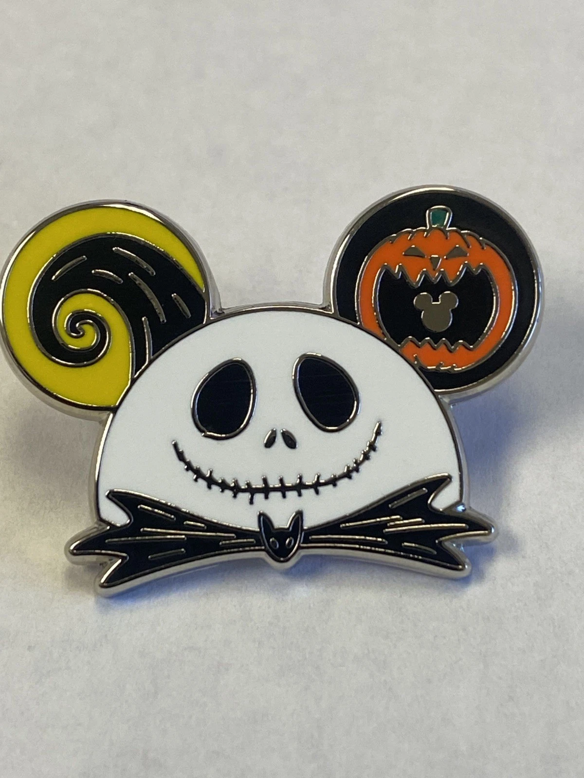 Disney Nightmare Before Christmas Hidden Mickey Ears Hat Jack Skellington PIN
