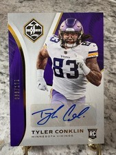 2018 Panini Limited TYLER CONKLIN Autograph Chargers Vikings Auto Rookie /199 RC