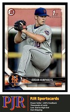 2018 Bowman #BP66 Jordan Humphreys New York Mets  Buy 4 - 35% OFF
