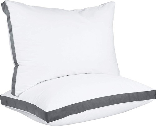 Gusset Bed Pillows Pack of 2 for Sleeping King & Queen Size Utopia Bedding - Picture 30 of 60