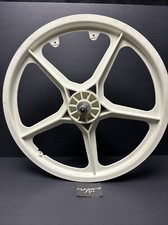 Rueda delantera blanca MAG bmx JAPÓN Suzue Fit: GT Jmc Hutch Haro NOS 20” O.G.K OGK