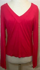 Women’s Madison Studio Red Long Sleeve Top Sz. Large
