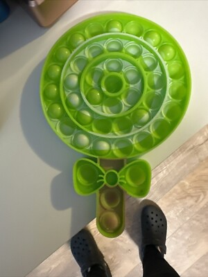 Pop Its Fidget Toy Green & White Lollipop Preowned In Excellent Condition