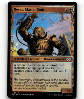 FOIL - MTG Reyav, Master Smith 57 March of the Machine Uncommon