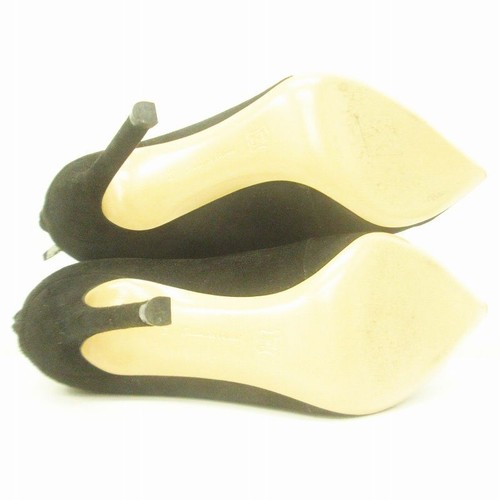 Gianvito Rossi Short Boots Black Suede Back Zip Women's Size EU 38 US 8 Used - Picture 7 of 7