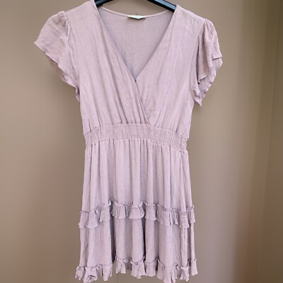 strapless open back dress Pink Smocked Heirloom Bishop Dress main image 0