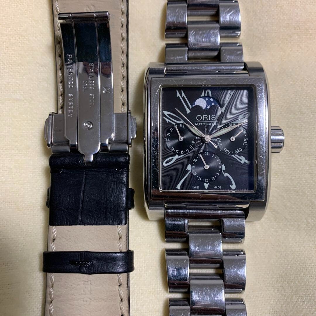 ORIS Rectangular Complication 7528 Moon phase Day… - image 3