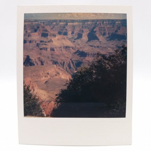Vintage Polaroid Photo Grand Canyon National Park Sky Trees Found Art Snapshot - Picture 2 of 5
