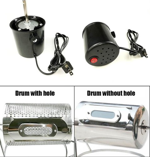 110V 220V Home Kitchen Electric Coffee Bean Roaster Machine Stainless Steel 250G - Picture 11 of 16