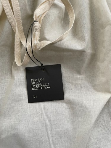 Restoration Hardware ITALIAN SIENA LAMBS WOOL SILK & CASHMERE Throw Slate Blue - Picture 8 of 8
