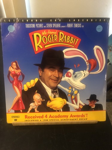 NEW SEALED Who Framed Roger Rabbit UNCUT Letterbox CAV Laserdisc LD Bob Hoskins