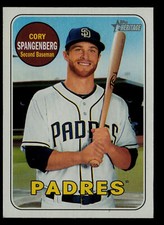 2018 Topps Heritage #281 Cory Spangenberg San Diego Padres