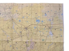 NIMA Military Map of Ereymentau, Kazakhstan Joint Operations Graphic Air JOG
