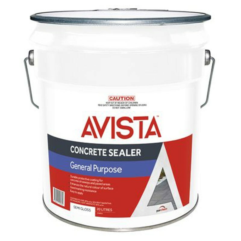 DULUX AVISTA GENERAL PURPOSE CONCRETE SEALER 20L MATT FINISH | eBay ...