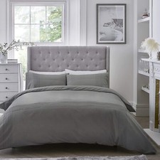 Grey Hotel Bedding Sets in King & Super king Duvet Cover Sets Luxury Cotton Mix