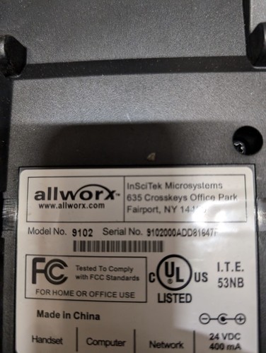 Lof of 6 Allworx 9102 IP Phone - Afbeelding 2 van 2