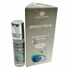 White Musk Al Rehab concentrated  perfume oil alcohol free 6ml  2 PACK